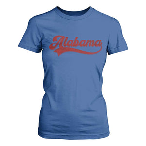 Alabama Fan T Shirt For Women Vintage City Athletic Sports Game Day TS10 Royal Blue Print Your Wear