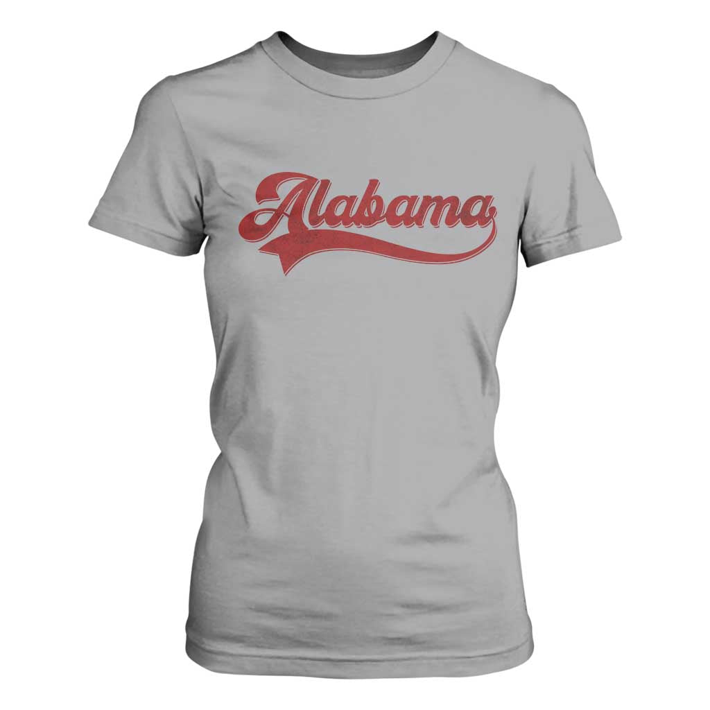 Alabama Fan T Shirt For Women Vintage City Athletic Sports Game Day TS10 Sport Gray Print Your Wear