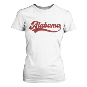 Alabama Fan T Shirt For Women Vintage City Athletic Sports Game Day TS10 White Print Your Wear
