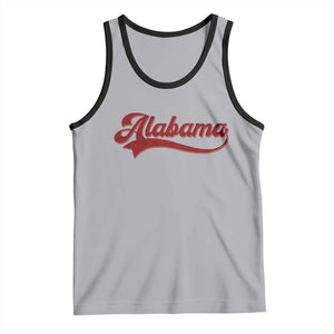 Alabama Fan Tank Top Vintage City Athletic Sports Game Day TS10 Athletic Heather Black Print Your Wear
