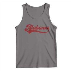 Alabama Fan Tank Top Vintage City Athletic Sports Game Day TS10 Deep Heather Print Your Wear