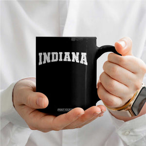 Retro Indiana Coffee Mug Vintage Athletic Sports Style 80s 90s TS10 Print Your Wear