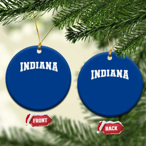 Retro Indiana Ceramic Ornament Vintage Athletic Sports Style 80s 90s TS10 1pc Blue Print Your Wear