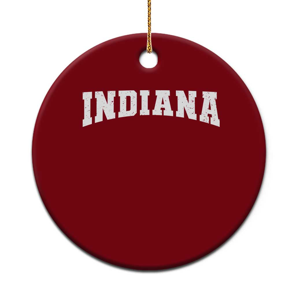 Retro Indiana Ceramic Ornament Vintage Athletic Sports Style 80s 90s TS10 1pc Red Print Your Wear