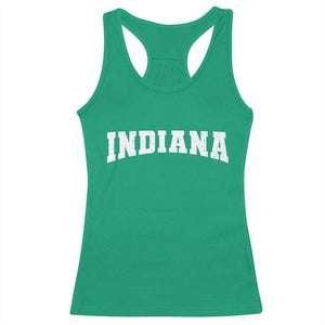Retro Indiana Racerback Tank Top Vintage Athletic Sports Style 80s 90s TS10 Irish Green Print Your Wear