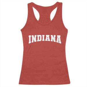 Retro Indiana Racerback Tank Top Vintage Athletic Sports Style 80s 90s TS10 Red Print Your Wear