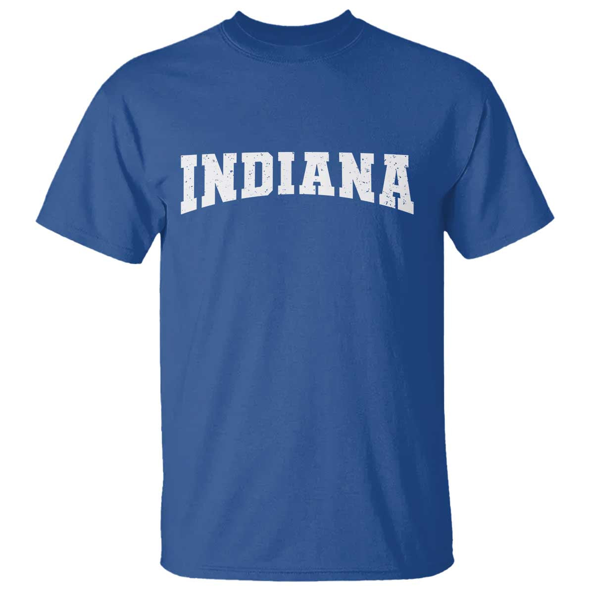 Retro Indiana T Shirt Vintage Athletic Sports Style 80s 90s TS10 Royal Blue Print Your Wear