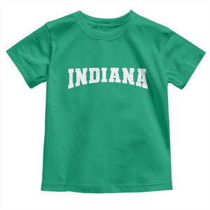 Retro Indiana Toddler T Shirt Vintage Athletic Sports Style 80s 90s TS10 Irish Green Print Your Wear
