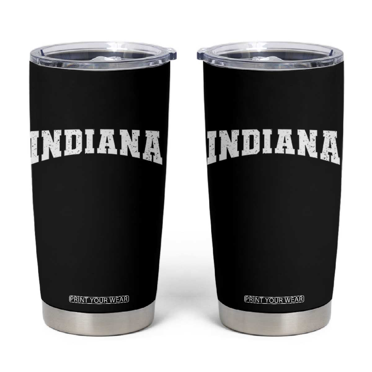 Retro Indiana Tumbler Cup Vintage Athletic Sports Style 80s 90s TS10 Black Print Your Wear