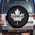 Elbows Up Canada Spare Tire Cover True North Strong and Free Maple Leaf Proud Canadian TS10 No hole Black Print Your Wear