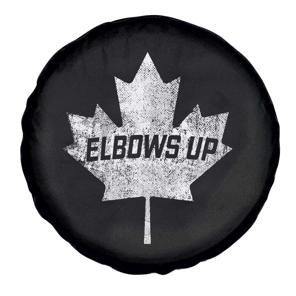 Elbows Up Canada Spare Tire Cover True North Strong and Free Maple Leaf Proud Canadian TS10 Print Your Wear