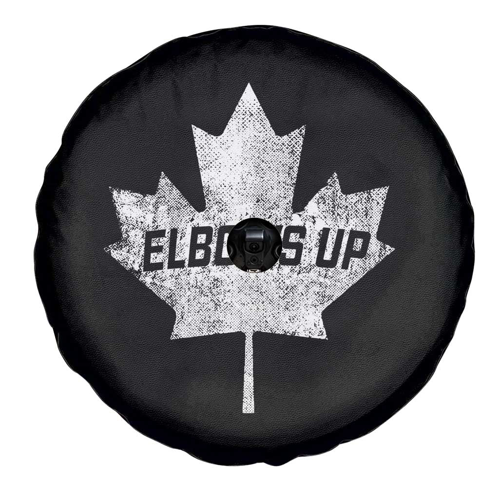 Elbows Up Canada Spare Tire Cover True North Strong and Free Maple Leaf Proud Canadian TS10 Print Your Wear