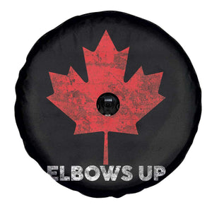 Elbows Up Canada Strong Spare Tire Cover Maple Leaf Proud Canadian TS10 Print Your Wear