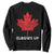 Elbows Up Canada Strong Sweatshirt Maple Leaf Proud Canadian TS10 Black Print Your Wear