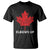 Elbows Up Canada Strong T Shirt Maple Leaf Proud Canadian TS10 Black Print Your Wear