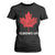 Elbows Up Canada Strong T Shirt For Women Maple Leaf Proud Canadian TS10 Black Print Your Wear