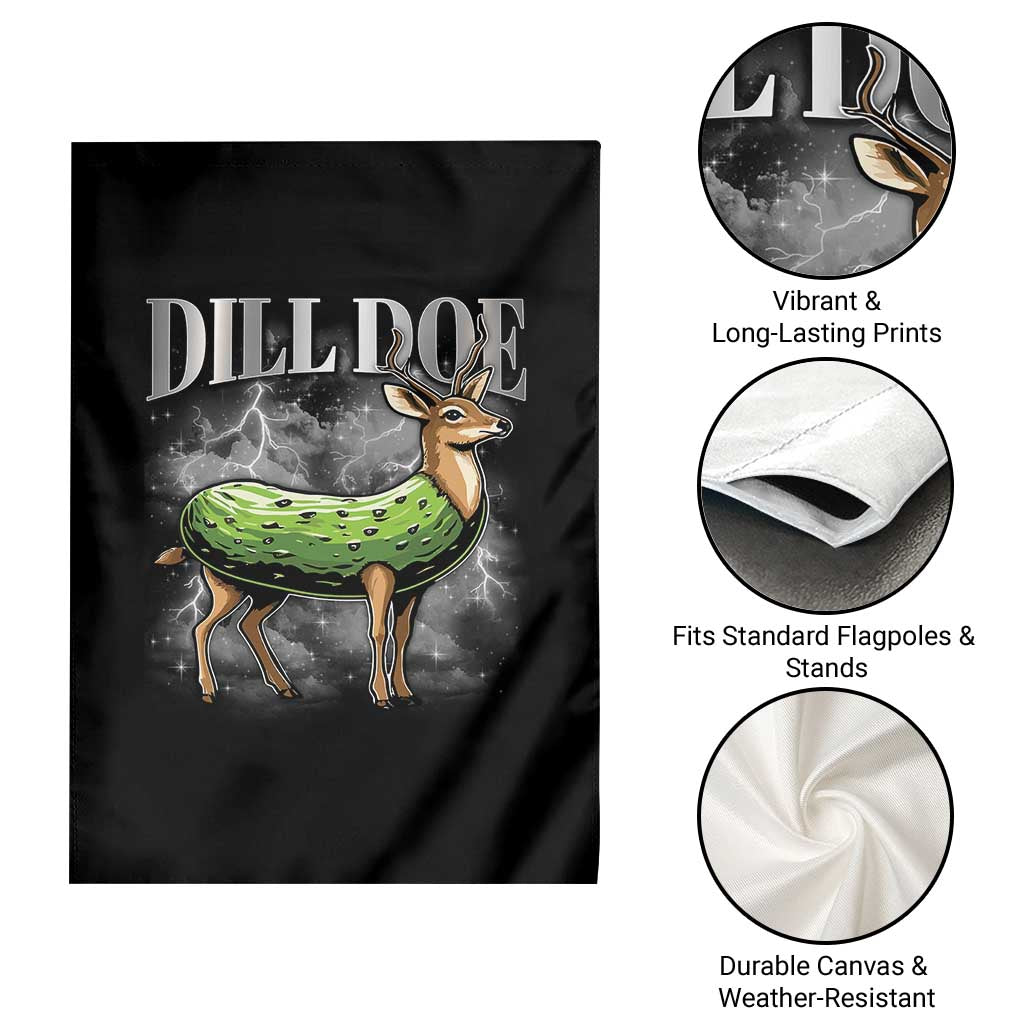 Dill Doe Garden Flag Funny Adult Humor Pickle Deer Bootleg Graphic 90s TS10 Print Your Wear