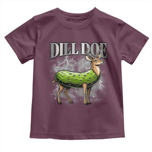 Dill Doe Toddler T Shirt Funny Adult Humor Pickle Deer Bootleg Graphic 90s TS10 Maroon Print Your Wear