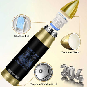 Raccoon Dilly Dallying Bullet Tumbler Funny Sorry Im Late Silly Animal TS10 Print Your Wear