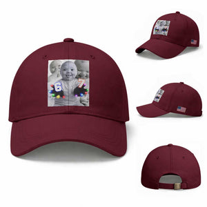 Gloving Niche 67 Ai Baby Meme Baseball Cap Six Seven Hand Funny Laughing Baby TS10 Baseball Cap Universal Fit Maroon Print Your Wear
