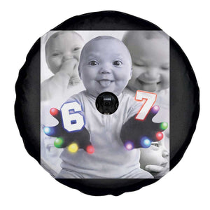 Gloving Niche 67 Ai Baby Meme Spare Tire Cover Six Seven Hand Funny Laughing Baby TS10 Print Your Wear