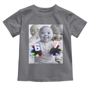 Gloving Niche 67 Ai Baby Meme Toddler T Shirt Six Seven Hand Funny Laughing Baby TS10 Charcoal Print Your Wear