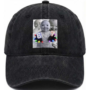 Gloving Niche 67 Ai Baby Meme Washed Cotton Baseball Cap Six Seven Hand Funny Laughing Baby TS10 Print Your Wear