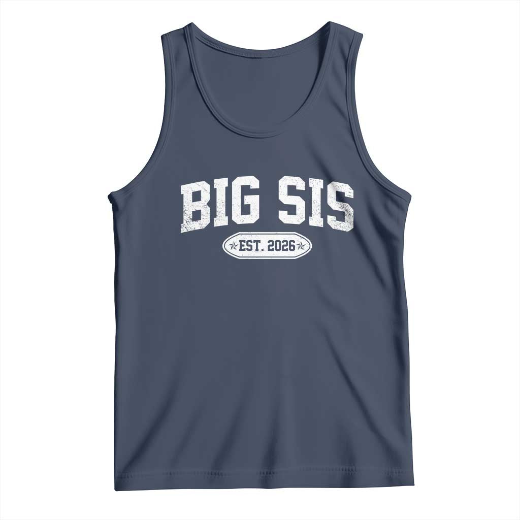 Big Sis Est 2026 Tank Top Big Sister Baby Announcement