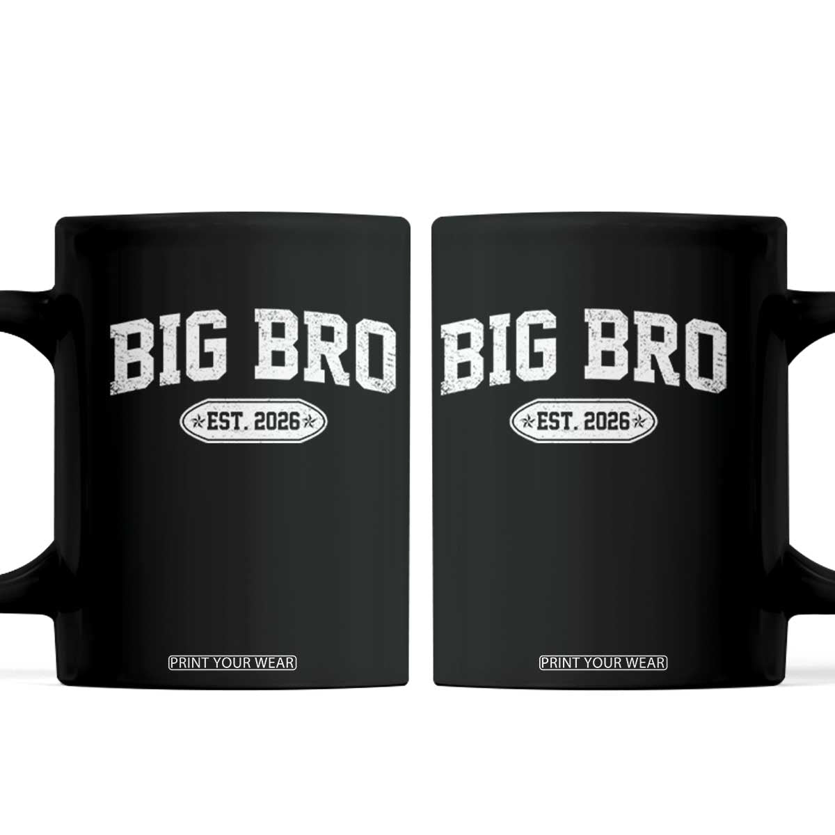 Big Bro Est 2026 Coffee Mug Big Brother Baby Announcement