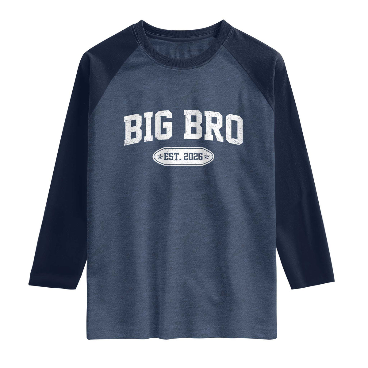 Big Bro Est 2026 Raglan Shirt Big Brother Baby Announcement