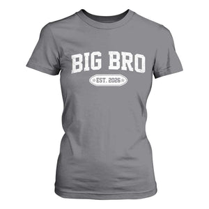 Big Bro Est 2026 T Shirt For Women Big Brother Baby Announcement