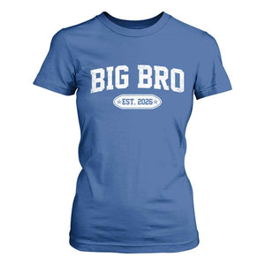 Big Bro Est 2026 T Shirt For Women Big Brother Baby Announcement