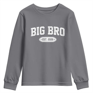 Big Bro Est 2026 Youth Sweatshirt Big Brother Baby Announcement