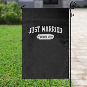 Just Married 20 Years Ago Garden Flag 20th Wedding Anniversary Matching TS10 Print Your Wear
