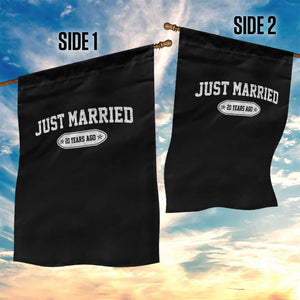 Just Married 20 Years Ago Garden Flag 20th Wedding Anniversary Matching TS10 Print Your Wear