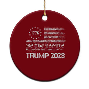 Pro Trump 2028 Ceramic Ornament America US Flag Retro Vintage TS10 1pc Red Print Your Wear