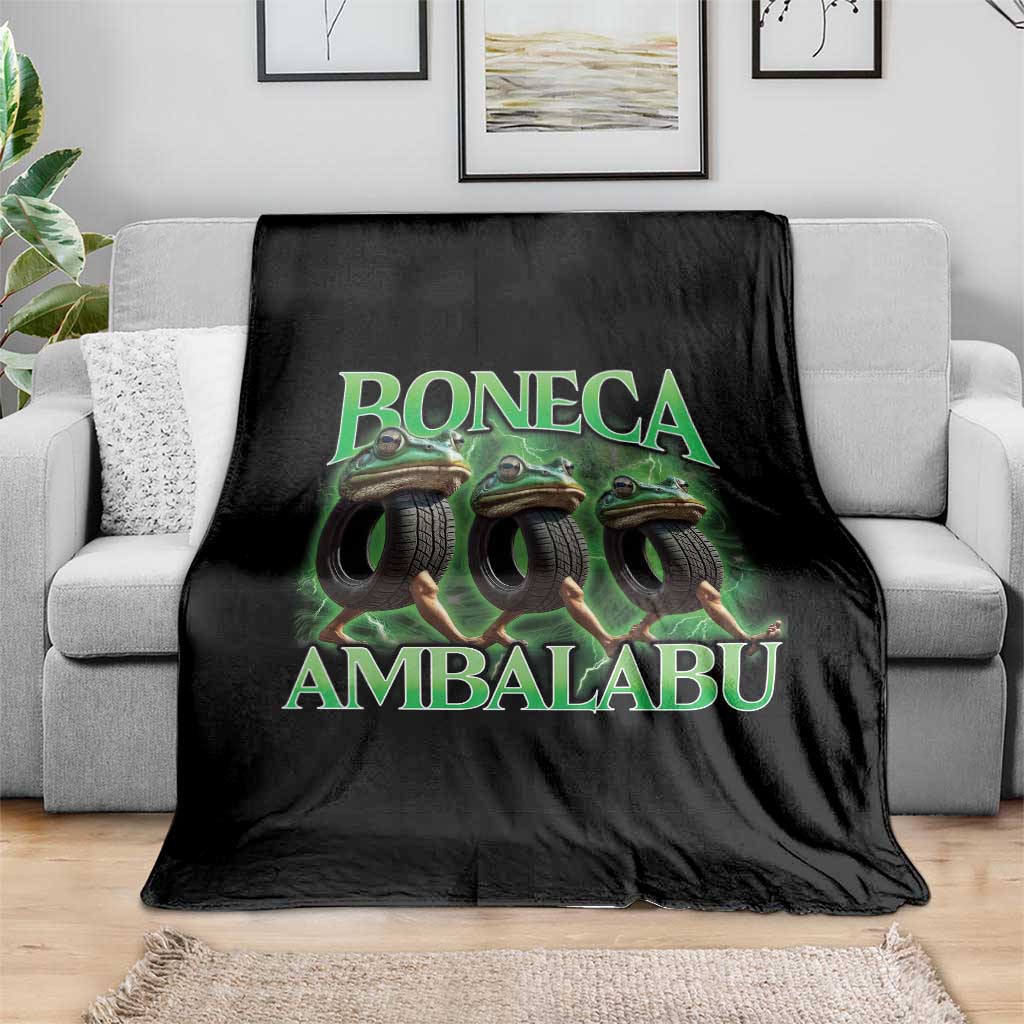 Boneca Ambalabu Frog Throw Blanket Funny Internet Brainrot Memes Gen Alpha TS10 Print Your Wear