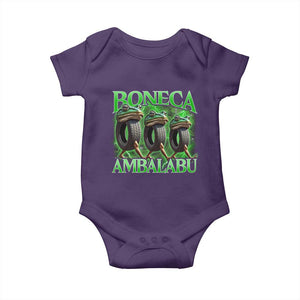 Boneca Ambalabu Frog Baby Onesie Funny Internet Brainrot Memes Gen Alpha TS10 Purple Print Your Wear