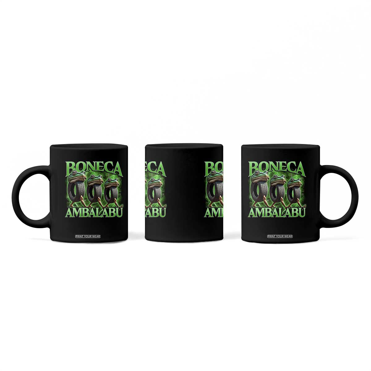 Boneca Ambalabu Frog Coffee Mug Funny Internet Brainrot Memes Gen Alpha TS10 Print Your Wear