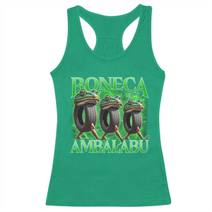 Boneca Ambalabu Frog Racerback Tank Top Funny Internet Brainrot Memes Gen Alpha TS10 Irish Green Print Your Wear