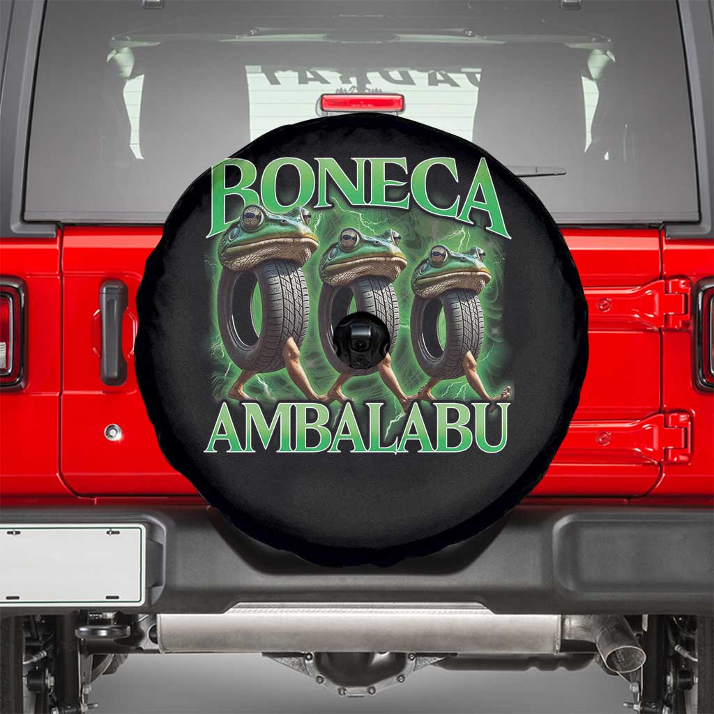 Boneca Ambalabu Frog Spare Tire Cover Funny Internet Brainrot Memes Gen Alpha TS10 Black Print Your Wear