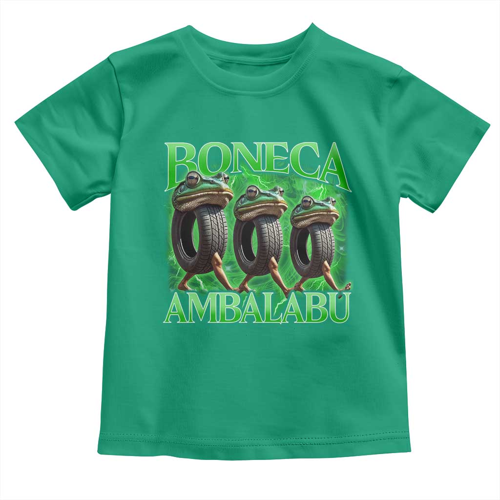 Boneca Ambalabu Frog Toddler T Shirt Funny Internet Brainrot Memes Gen Alpha TS10 Irish Green Print Your Wear