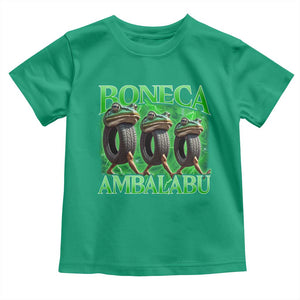 Boneca Ambalabu Frog Toddler T Shirt Funny Internet Brainrot Memes Gen Alpha TS10 Irish Green Print Your Wear
