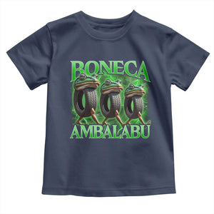 Boneca Ambalabu Frog Toddler T Shirt Funny Internet Brainrot Memes Gen Alpha TS10 Navy Print Your Wear