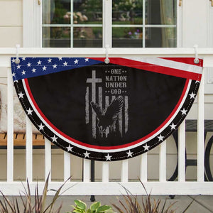 One Nation Under God Patriotic Fan Flag American Flag Bald Eagle 4th Of July Christian