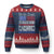 Thomas Jefferson Ugly Christmas Sweater The Greatest Danger To Freedom Patriotic USA Flag TS10 Navy Red Print Your Wear
