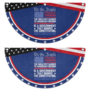 Thomas Jefferson Patriotic Fan Flag The Greatest Danger To Freedom USA Flag