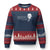 Thomas Jefferson Ugly Christmas Sweater When Governments Fear The People There Is Liberty TS10 Navy Red Print Your Wear