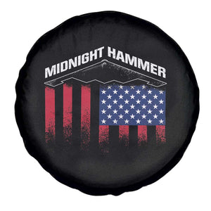 Operation Midnight Hammer Spare Tire Cover Tactical Warfare Jets Bombers Military American Flag TS10 Print Your Wear