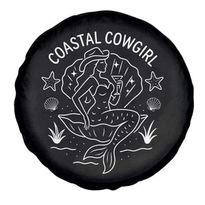 Coastal Cowgirl Spare Tire Cover Mermaid Rodeo Western Beach TS10 Print Your Wear